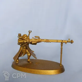 Описание картинки Skitarii с трансурановой аркебузой #1 оригиинал от artifactorum по цене 640руб | Свободный Рынок Миниатюр - СРМ