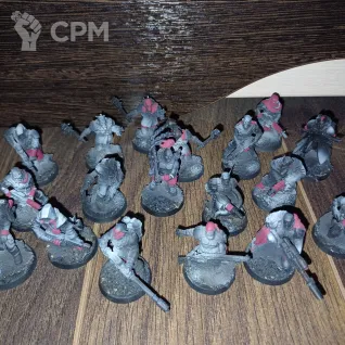 Описание картинки Chaos Cultists от Kharnn по цене 3 000руб | Свободный Рынок Миниатюр - СРМ