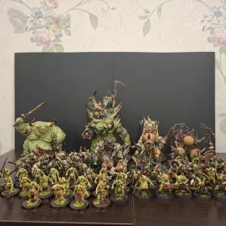Описание картинки Армия Maggotkin of Nurgle от libkneht по цене 60 000руб | Свободный Рынок Миниатюр - СРМ