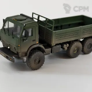 Описание картинки КАМАЗ Мустанг 5350 1/87 от __Karas__ по цене 3 500руб | Свободный Рынок Миниатюр - СРМ