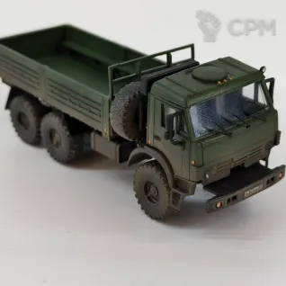 Описание картинки КАМАЗ Мустанг 5350 1/87 от __Karas__ по цене 3 500руб | Свободный Рынок Миниатюр - СРМ