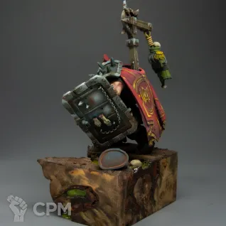 Описание картинки Ogrkin Gauptman of Crimson Legion от dpin по цене 7 000руб | Свободный Рынок Миниатюр - СРМ