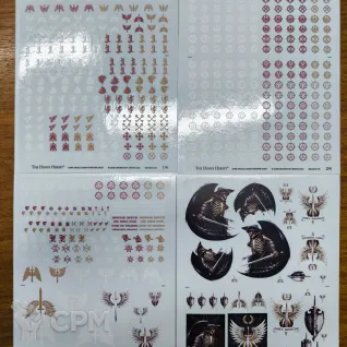 Описание картинки Dark Angels Legion Transfer sheet Декали Тёмных ангелов от Fle94 по цене 1 500руб | Свободный Рынок Миниатюр - СРМ