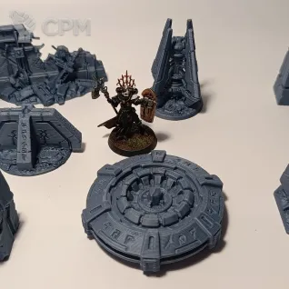 Описание картинки Necron scatter terrain от 3d_Bear по цене 1 150руб | Свободный Рынок Миниатюр - СРМ