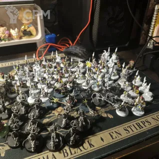 Описание картинки Gloomspite gitz army от Roman. Master по цене 34 000руб | Свободный Рынок Миниатюр - СРМ