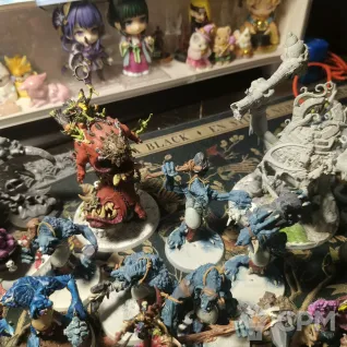 Описание картинки Gloomspite gitz army от Roman. Master по цене 34 000руб | Свободный Рынок Миниатюр - СРМ