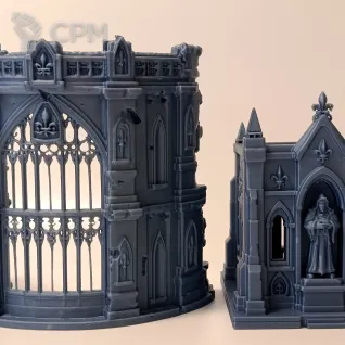 Описание картинки Набор террейна Cathedral set от 3d_Bear по цене 4 700руб | Свободный Рынок Миниатюр - СРМ