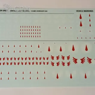 Описание картинки Death company transfer sheet от +Tamplier+ по цене 900руб | Свободный Рынок Миниатюр - СРМ
