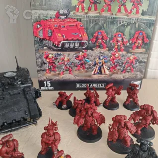 Описание картинки Combat patrol blood angel от Кокос по цене 10 900руб | Свободный Рынок Миниатюр - СРМ