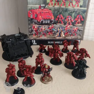 Описание картинки Combat patrol blood angel от Кокос по цене 10 900руб | Свободный Рынок Миниатюр - СРМ