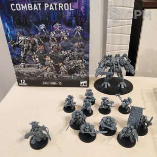 Описание картинки Combat patrol Grey Knight от Кокос по цене 9 900руб | Свободный Рынок Миниатюр - СРМ