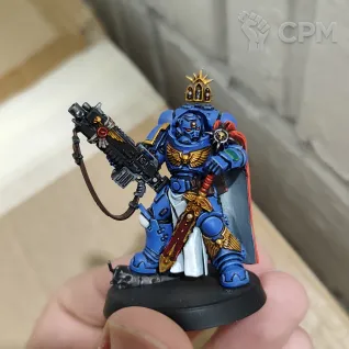 Описание картинки Primaris Captain in gravis with rifle от South по цене 1 300руб | Свободный Рынок Миниатюр - СРМ