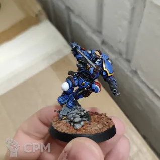 Описание картинки Lieutenant in Reiver Armour от South по цене 1 200руб | Свободный Рынок Миниатюр - СРМ