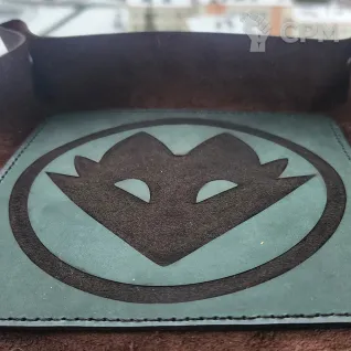 Описание картинки Dice Tray/Дайс Трей/Арена/Тарелка/зелёный от Krontwar по цене 3 300руб | Свободный Рынок Миниатюр - СРМ