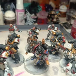 Описание картинки Primaris crusader squad от Byerak2001 по цене 5 000руб | Свободный Рынок Миниатюр - СРМ