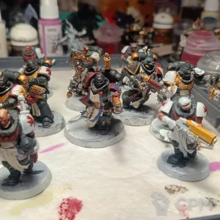Описание картинки Primaris crusader squad от Byerak2001 по цене 5 000руб | Свободный Рынок Миниатюр - СРМ