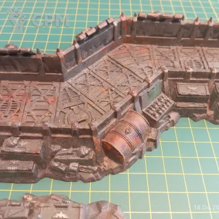 Описание картинки Imperial defence line + emplacement (ориг) от Fish по цене 10 000руб | Свободный Рынок Миниатюр - СРМ