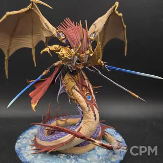Описание картинки Fulgrim, Daemon Primarch of Slaanesh от 1.5 дюйма ярости по цене 13 000руб | Свободный Рынок Миниатюр - СРМ