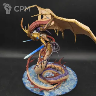 Описание картинки Fulgrim, Daemon Primarch of Slaanesh от 1.5 дюйма ярости по цене 13 000руб | Свободный Рынок Миниатюр - СРМ