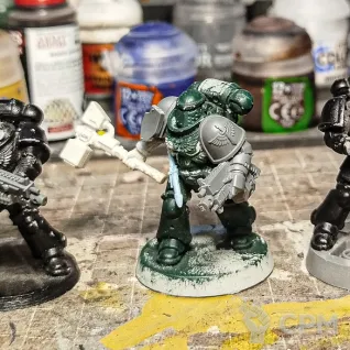 Описание картинки 5 Dark Angels intercessors от Lelik по цене 1 500руб | Свободный Рынок Миниатюр - СРМ