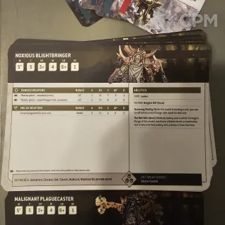 Описание картинки Death Guard Index Cards / Карточки индекса от Marauder's Workshop по цене 550руб | Свободный Рынок Миниатюр - СРМ