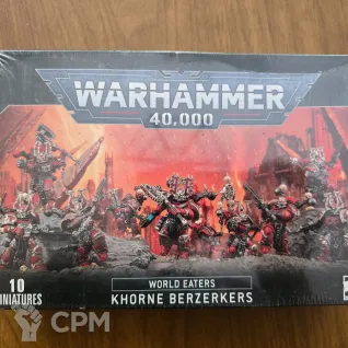 Описание картинки Khorne Berzerkers от AlexShul по цене 5 500руб | Свободный Рынок Миниатюр - СРМ