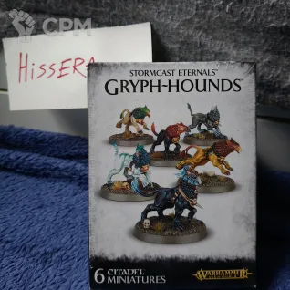 Описание картинки Gryph-Hounds, Stormcast Eternals от Hissera по цене 2 700руб | Свободный Рынок Миниатюр - СРМ