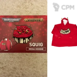 Описание картинки Squig mega hoodie (ориг) от Hammer Drozd по цене 11 500руб | Свободный Рынок Миниатюр - СРМ