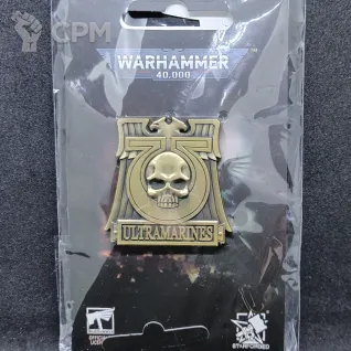 Описание картинки Брошь эмблема Ultramarines от Fle94 по цене 1 400руб | Свободный Рынок Миниатюр - СРМ