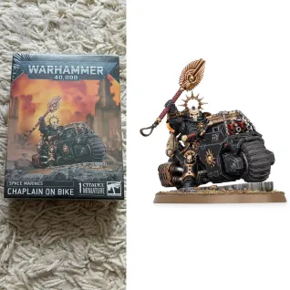 Описание картинки Chaplain on Bike (ориг) от Hammer Drozd по цене 4 900руб | Свободный Рынок Миниатюр - СРМ