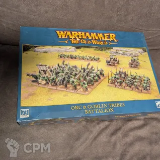 Описание картинки Orcs &amp; goblins tribes battalion от vitalius.xiii по цене 17 000руб | Свободный Рынок Миниатюр - СРМ