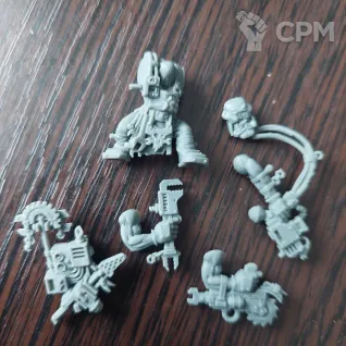 Описание картинки Ork Mek от Маленький Орк по цене 150руб | Свободный Рынок Миниатюр - СРМ