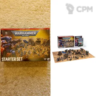 Описание картинки Warhammer 40,000 Starter Set от Кооператив Миниатюр по цене 21 500руб | Свободный Рынок Миниатюр - СРМ