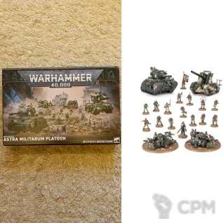 Описание картинки Battleforce: Astra Militarum Platoon от Кооператив Миниатюр по цене 21 500руб | Свободный Рынок Миниатюр - СРМ