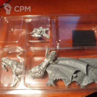 Описание картинки Metal Orc Warboss on Wyvern от elotar по цене 22 000руб | Свободный Рынок Миниатюр - СРМ