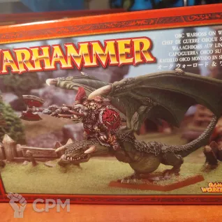 Описание картинки Metal Orc Warboss on Wyvern от elotar по цене 22 000руб | Свободный Рынок Миниатюр - СРМ