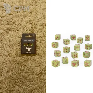 Описание картинки Orks dice set от Кооператив Миниатюр по цене 3 250руб | Свободный Рынок Миниатюр - СРМ