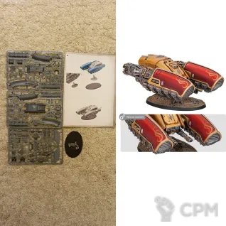 Описание картинки CUSTODES: PALLAS GRAV-ATTACK (ориг) от Кооператив Миниатюр по цене 6 500руб | Свободный Рынок Миниатюр - СРМ