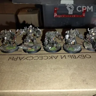 Описание картинки Chaos Terminators Nurgle от Bonss по цене 7 500руб | Свободный Рынок Миниатюр - СРМ