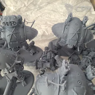 Описание картинки Армия Chaos Knights от 3d печать на заказ по цене 15 000руб | Свободный Рынок Миниатюр - СРМ
