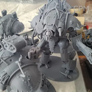 Описание картинки Армия Chaos Knights от 3d печать на заказ по цене 15 000руб | Свободный Рынок Миниатюр - СРМ
