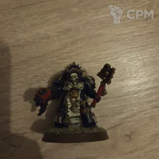 Описание картинки Chaplain in Terminator Armour old от Zversh по цене 7 500руб | Свободный Рынок Миниатюр - СРМ