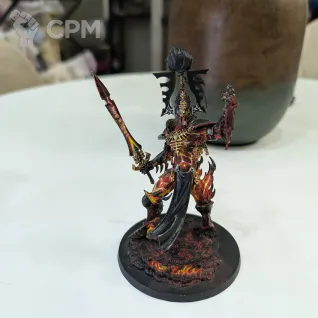 Описание картинки Avatar of Khaine от GlebZeglov по цене 2 900руб | Свободный Рынок Миниатюр - СРМ
