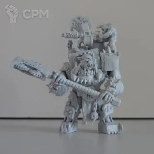 Описание картинки Warboss in mega armor от Wahasexual по цене 350руб | Свободный Рынок Миниатюр - СРМ
