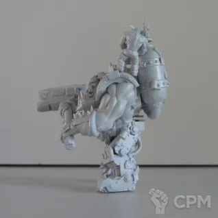 Описание картинки Warboss in mega armor от Wahasexual по цене 350руб | Свободный Рынок Миниатюр - СРМ