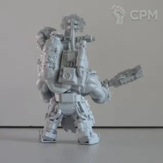 Описание картинки Warboss in mega armor от Wahasexual по цене 350руб | Свободный Рынок Миниатюр - СРМ