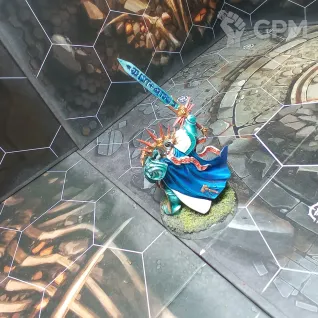 Описание картинки Lord-Celestant Gavriel Sureheart от Rembomak по цене 1 990руб | Свободный Рынок Миниатюр - СРМ