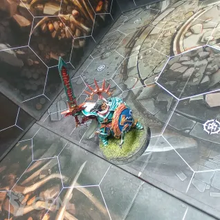 Описание картинки Lord-Celestant Gavriel Sureheart от Rembomak по цене 1 990руб | Свободный Рынок Миниатюр - СРМ