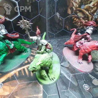 Описание картинки Evocators on Celestial Dracolines от Rembomak по цене 2 990руб | Свободный Рынок Миниатюр - СРМ