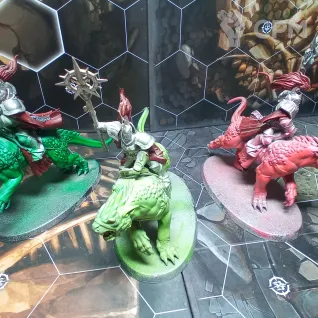 Описание картинки Evocators on Celestial Dracolines от Rembomak по цене 2 990руб | Свободный Рынок Миниатюр - СРМ